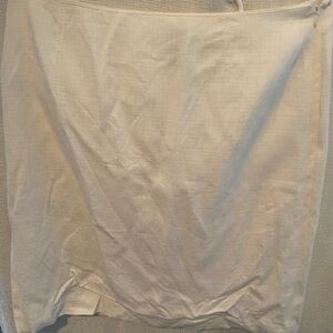 White A line skirt